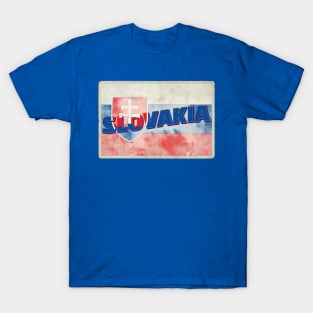 Slovakia Vintage style retro souvenir T-Shirt